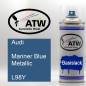 Preview: Audi, Mariner Blue Metallic, L98Y: 400ml Sprühdose, von ATW Autoteile West.